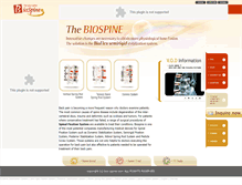 Tablet Screenshot of bio-spine.com